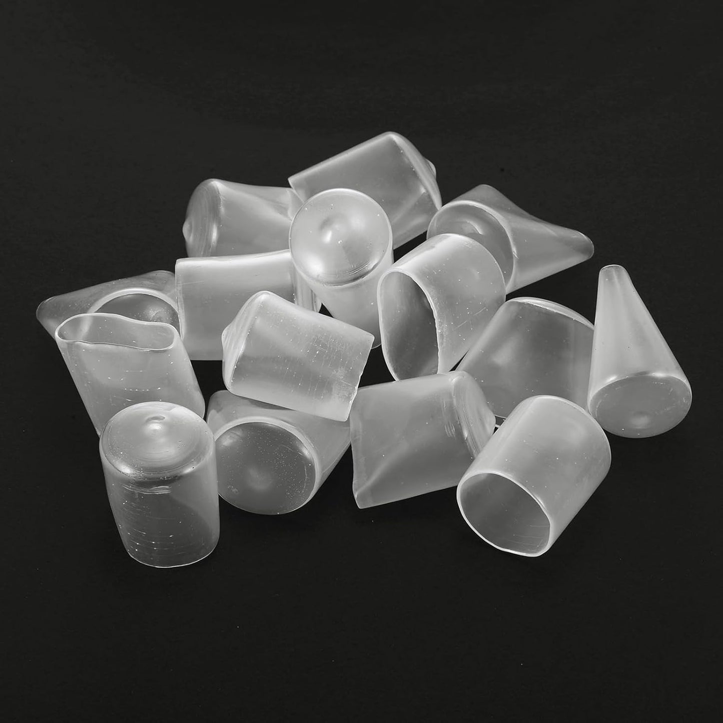 uxcell 20pcs Rubber End Caps Protective Caps 26mm(1 Inch) ID Vinyl PVC Round Tube Bolt Cap Cover
