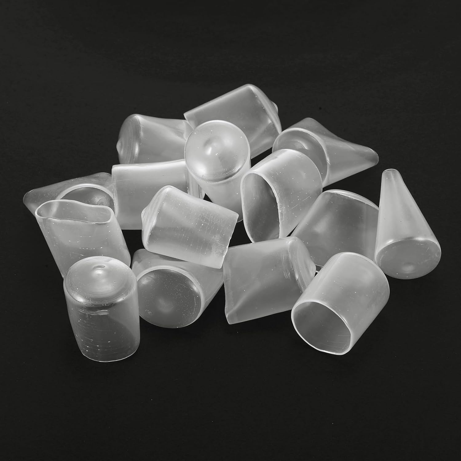 uxcell 20pcs Rubber End Caps Protective Caps 26mm(1 Inch) ID Vinyl PVC Round Tube Bolt Cap Cover