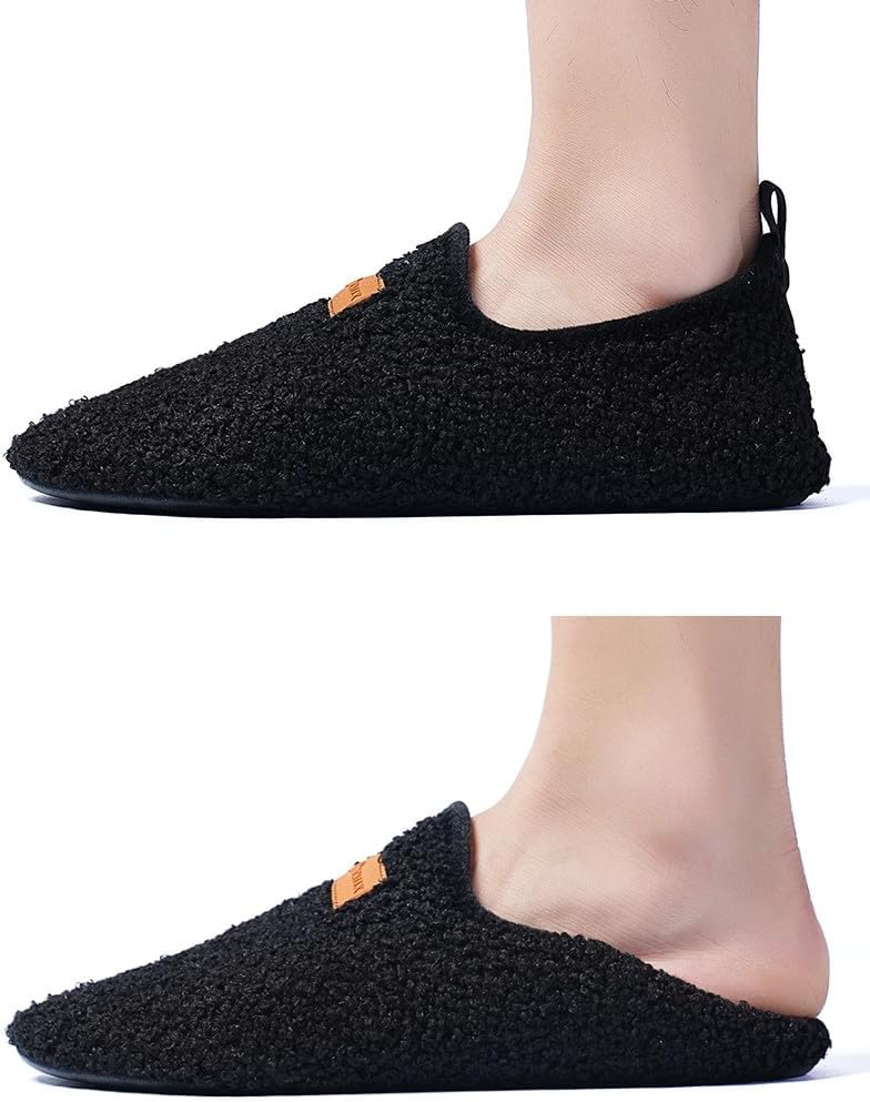 QZKDM Lightweight Slip on Grip Indoor House Slippers Barefoot Non Slip Home Exercise Yoga Shoes for