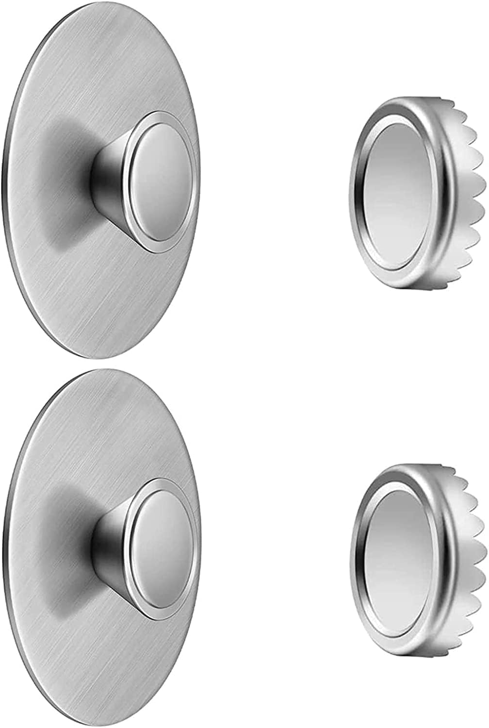 2Pcs Magnetic Soap Savers for Bar Soap, Stainless Steel Soap Holder for Shower Wall and