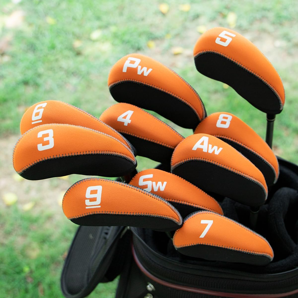 Golf Iron Covers for Golf Clubs Neoprene Golf Iron Cover Set 11pcs/10pcs Golf Iron Headcovers Golf