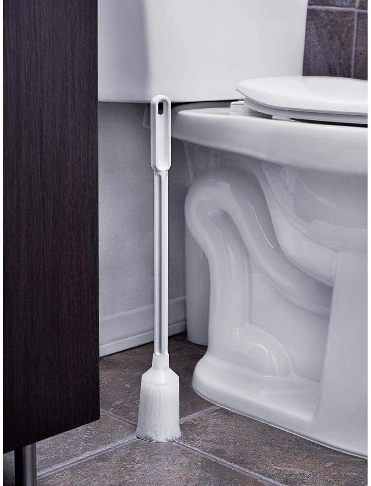 Fuller Brush Toilet Bowl Cleaner Brush – Antimicrobial Toilet Swab with Soft Non-Scratch Head, Long