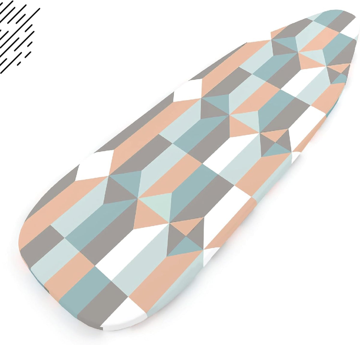 Encasa XO Ironing Board Cover and Pad - Thick 4mm Felt, Heat & Scorch-Resistant, Fits Standard
