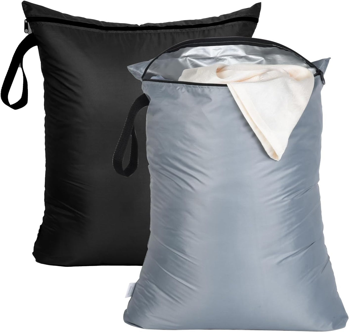OTraki 2PCS Large Wet Bag 20x24 inch Waterproof Bag for Swimsuit Reusable Wet Dry Bag With Portable