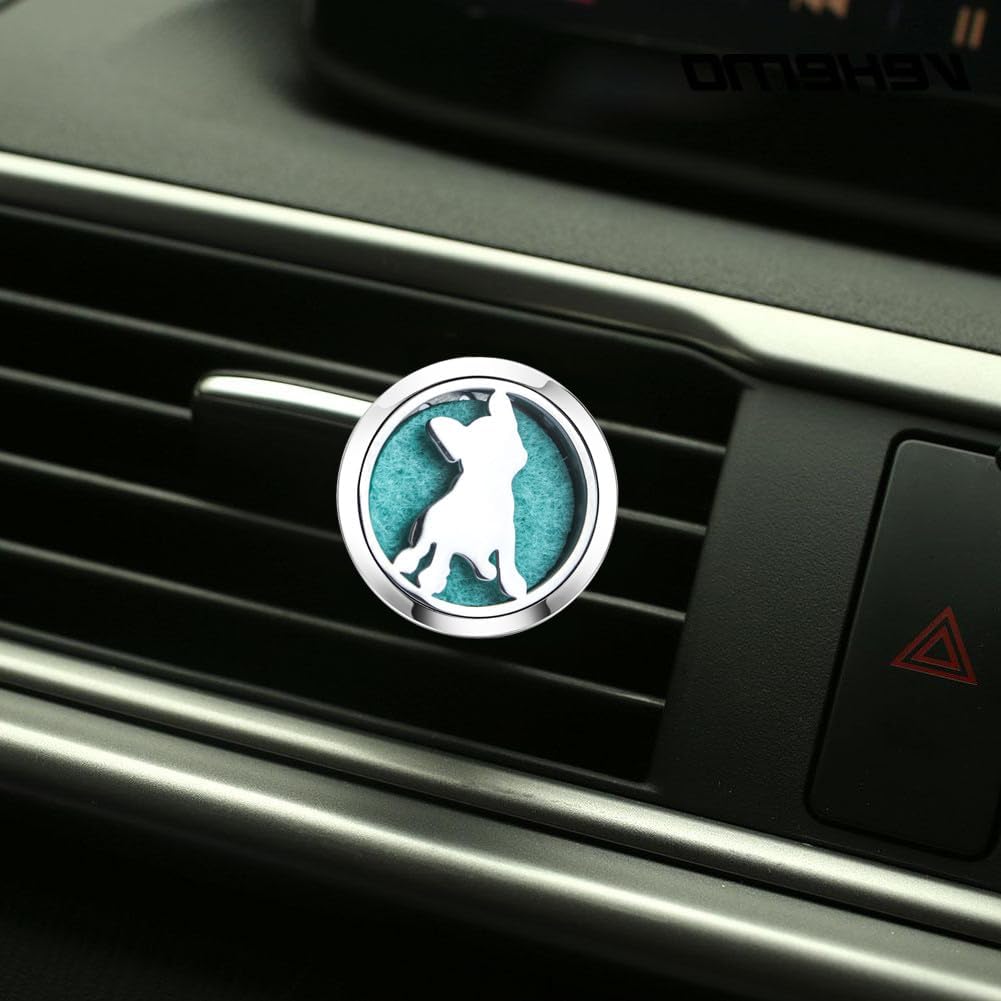 Dog Car Diffuser Vent Clips Essential Oil Car Diffuser Aromatherapy Vent Clip Air Freshener Car