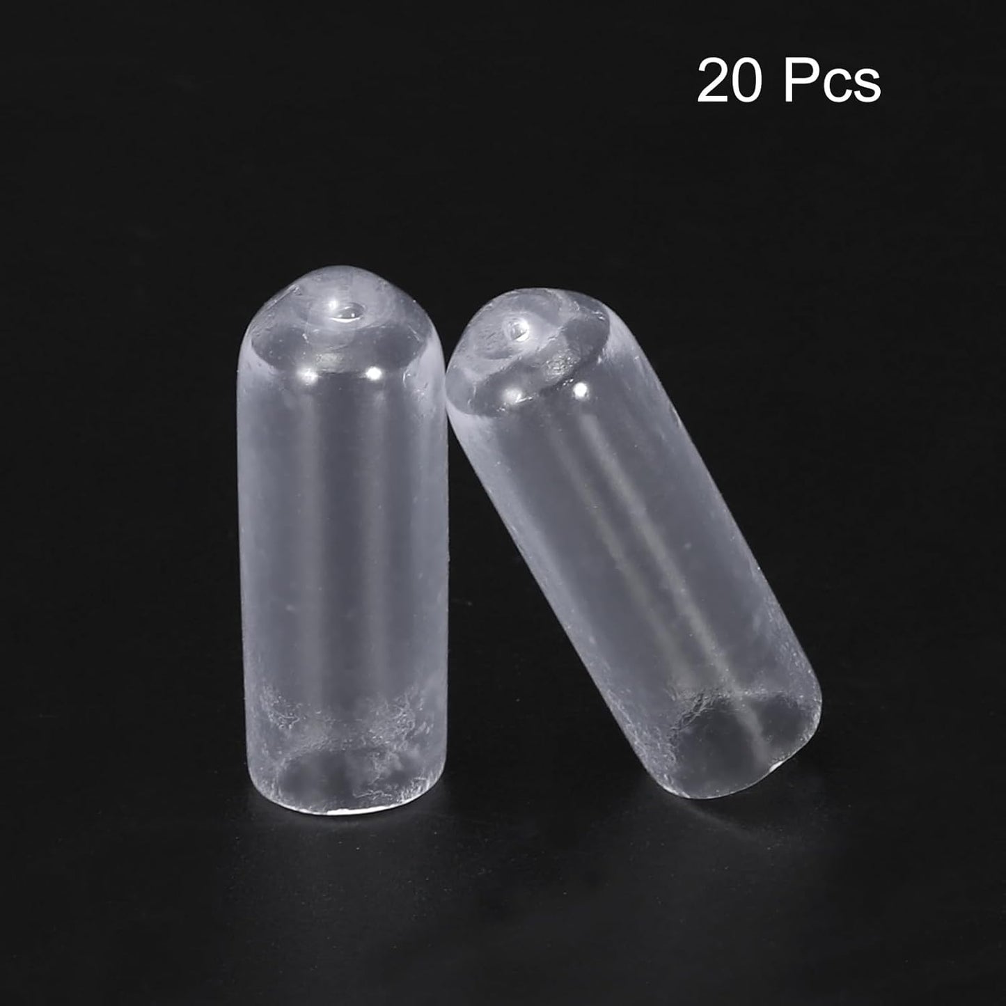 uxcell 20pcs Rubber End Caps 5mm(3/16") ID Vinyl PVC Round Tube Bolt Cap Cover Screw Thread