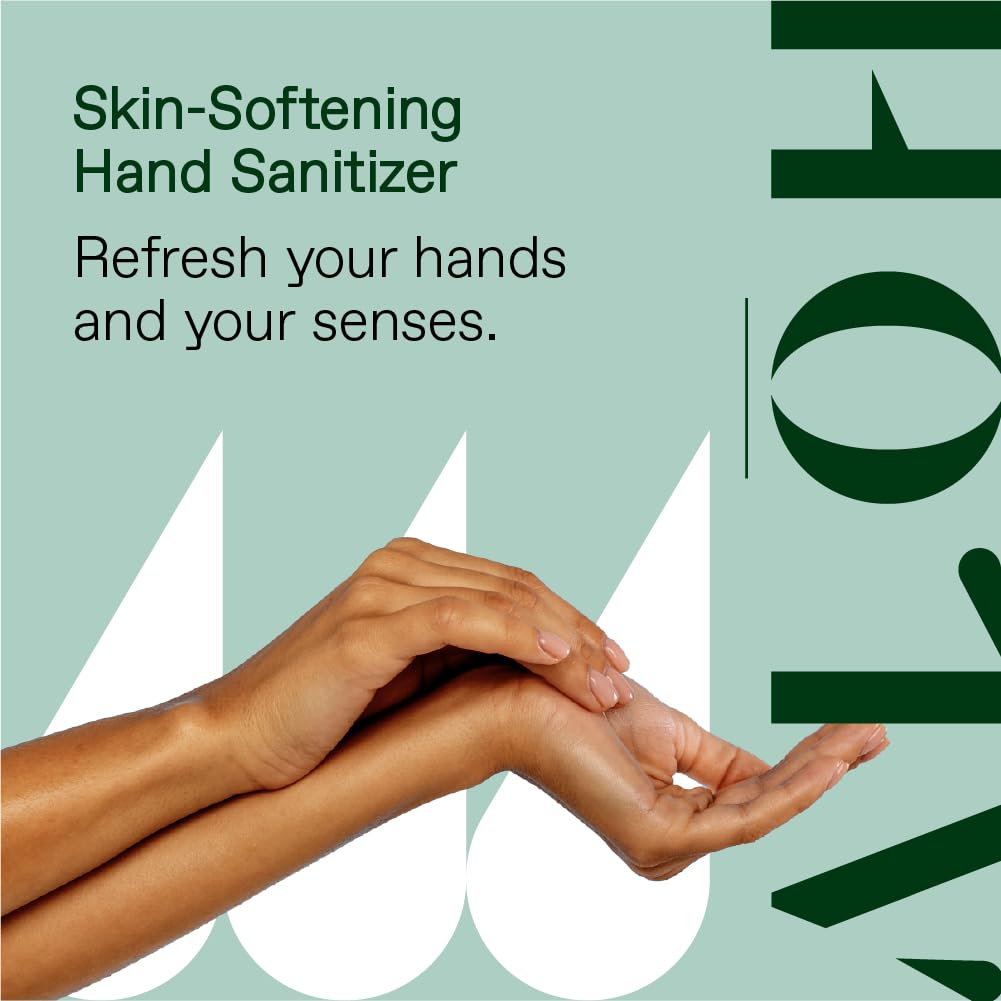 ALŌH Sanitizing Hand Gel 2-pack | Peppermint Eucalyptus + Aloe | 70% Alcohol Hydrating Hand