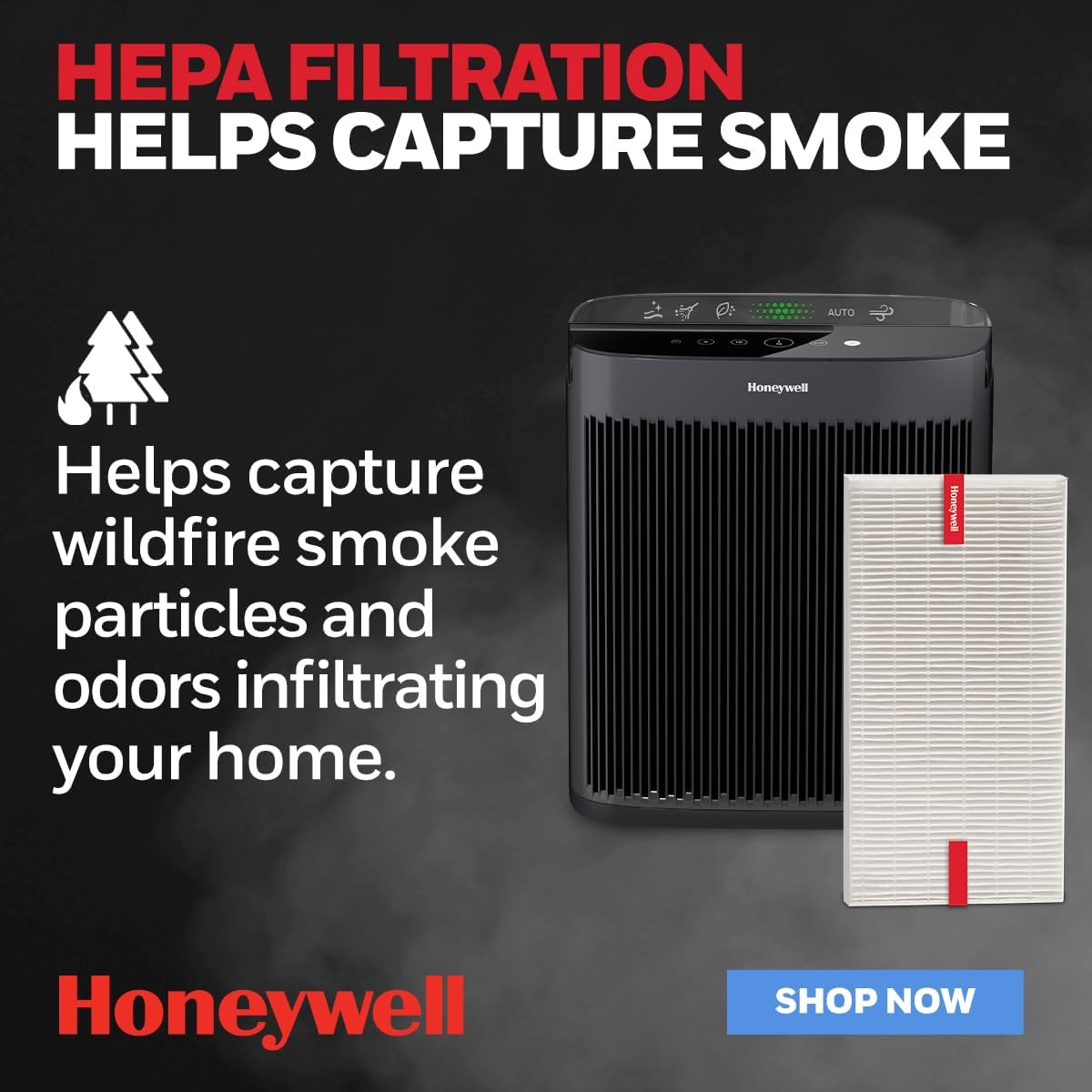 Honeywell HEPA Air Purifier Filter R, 3-Pack for HPA 100/200/300, 3000 and 5000 Series - Airborne