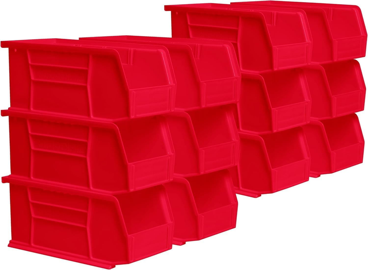 Akro-Mils 30230 AkroBins Plastic Storage Bins, Space-Saving Stackable Bins for Garage, Pantry