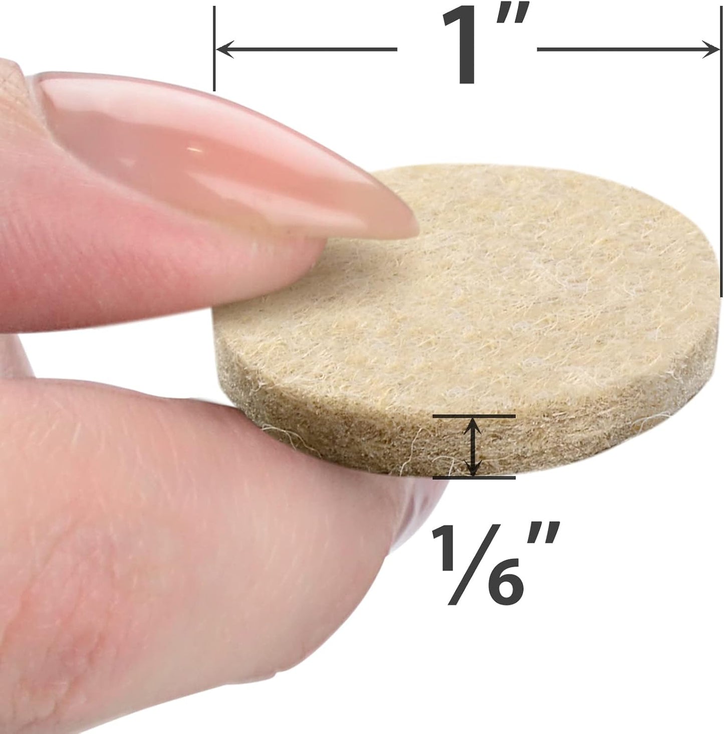 Best Felt Furniture Pads X-PROTECTOR - 48 Premium Chair Felt Pads Floor Protector for Furniture