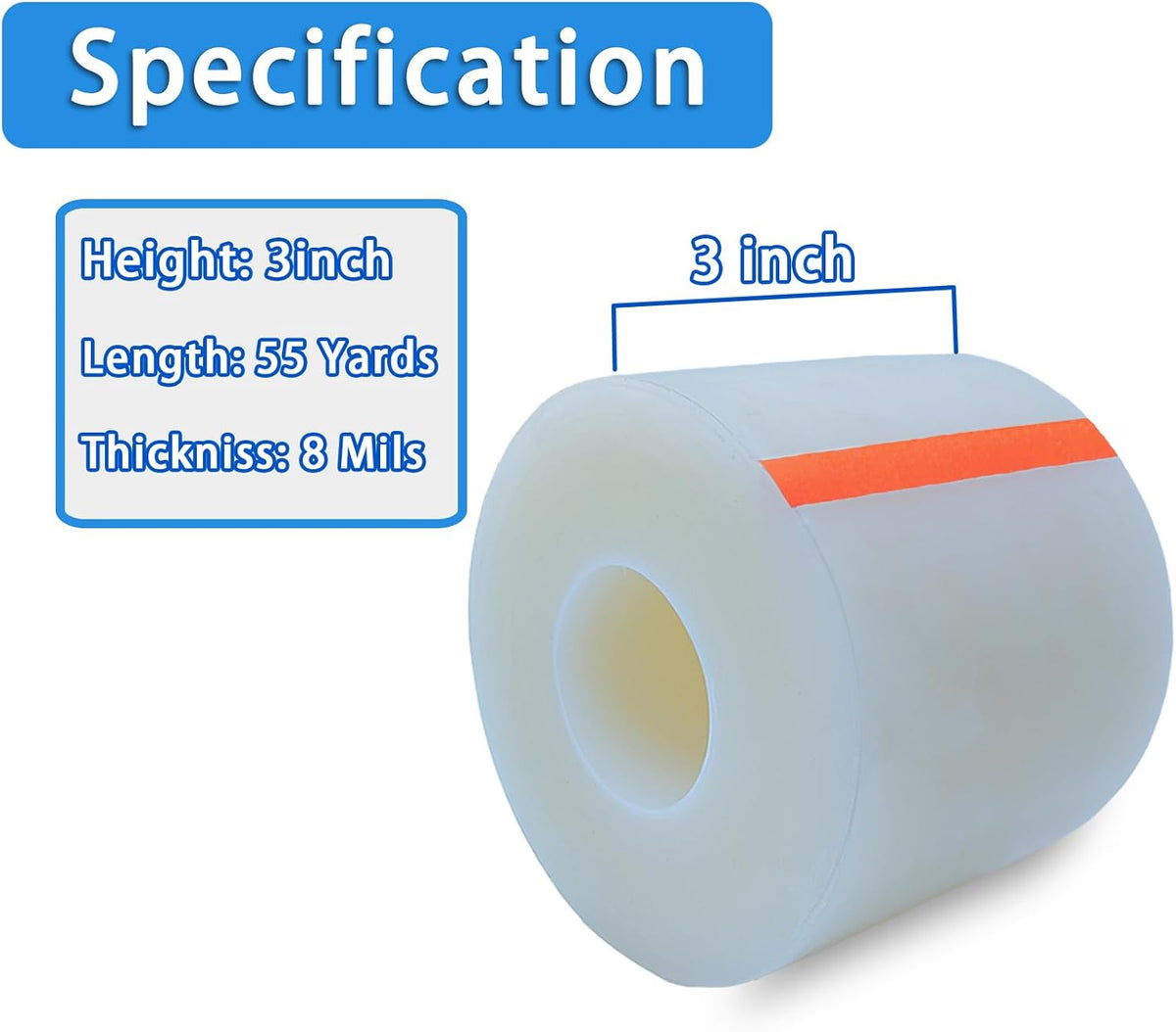 Transparent Window Weather Sealing Tape,Winter Window Seal Kit for Doors, Shower Glass Gaps,No