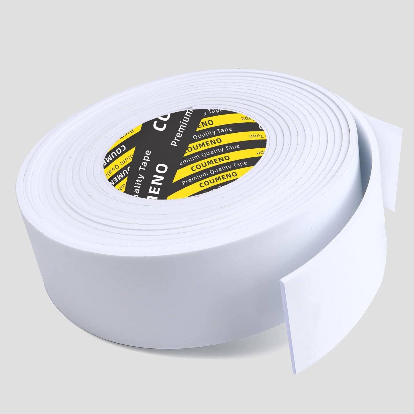 EVA Single-Sided Adhesive Foam Tape, Sealing Strip Foam Pad Sponge Tape Suitable for Sealing Doors