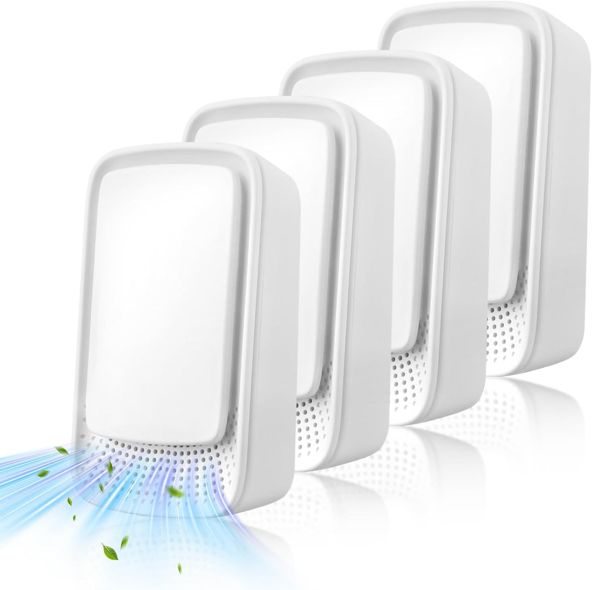Plug-In Ionic Air Purifier (4), Home Air Ionizer, Silent Filterless Air Purifier, Silent Filterless