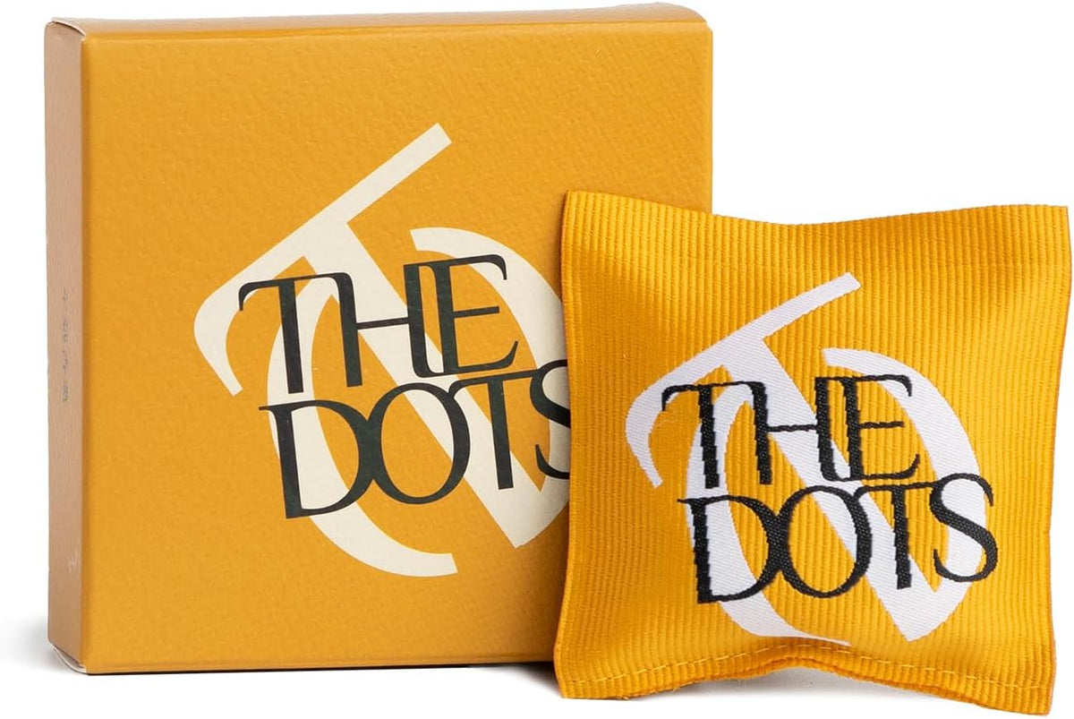 THEDOTS Series Sicilian Orange Car Vent Clip, Fabric Sachet Air Freshener, 30 Days Long-Lasting for