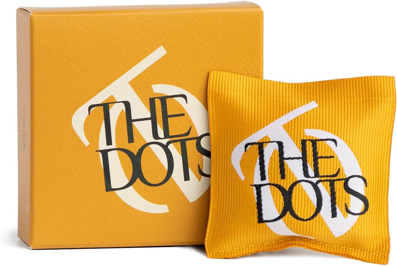 THEDOTS Series Sicilian Orange Car Vent Clip, Fabric Sachet Air Freshener, 30 Days Long-Lasting for