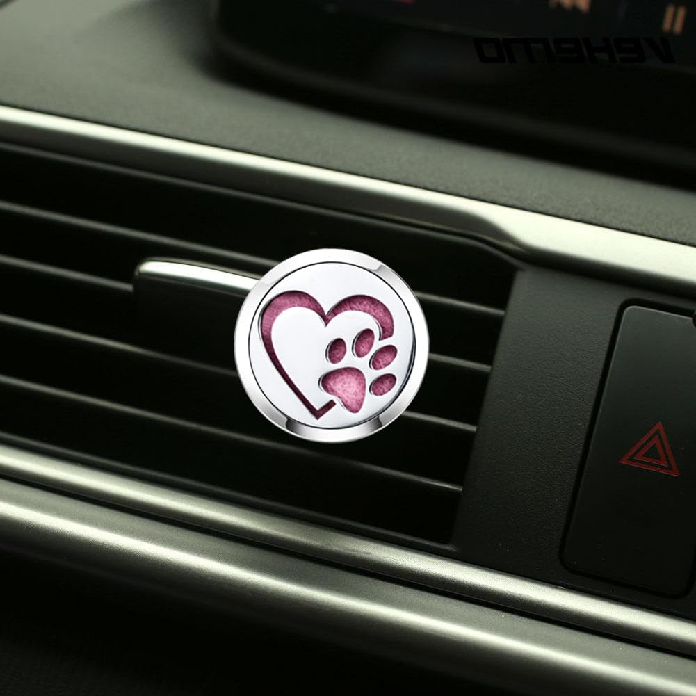Love Dog Essential Oil Car Diffuser Vent Clips Air Freshener Car Accessories for Women Mother's