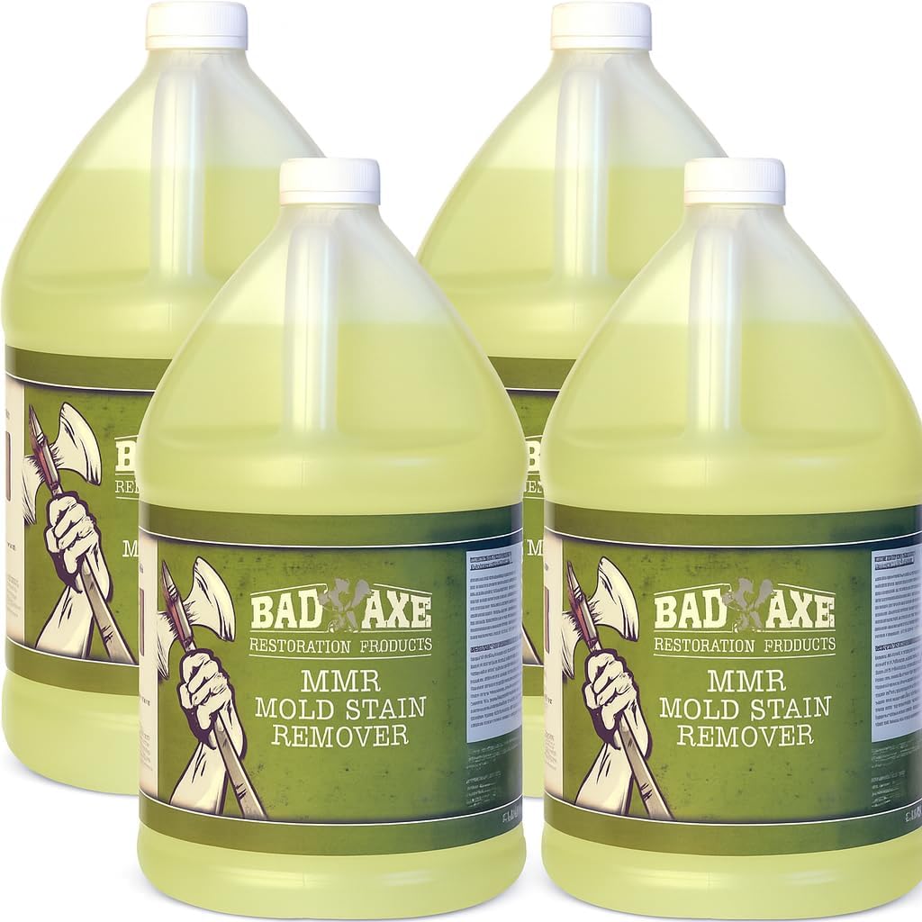 Bad Axe MMR Instant Mold Stain and Mildew Stain Remover - Professional Strength, Contractor Grade