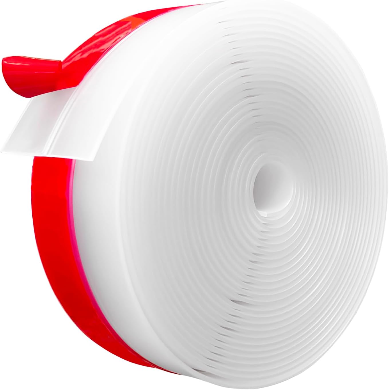 Silicone Weather Stripping, 3 inch (W) x 20 Ft (L) Door Draft Stopper Window Seal Strip for Gaps of