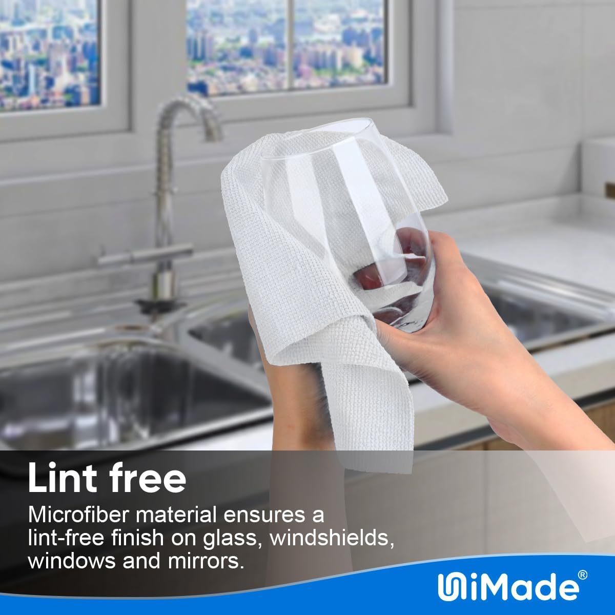 Shop Towel Rag, 200 Pack Reusable Rags Bulk Microfiber Cleaning Cloth Lint Free Towels for Car