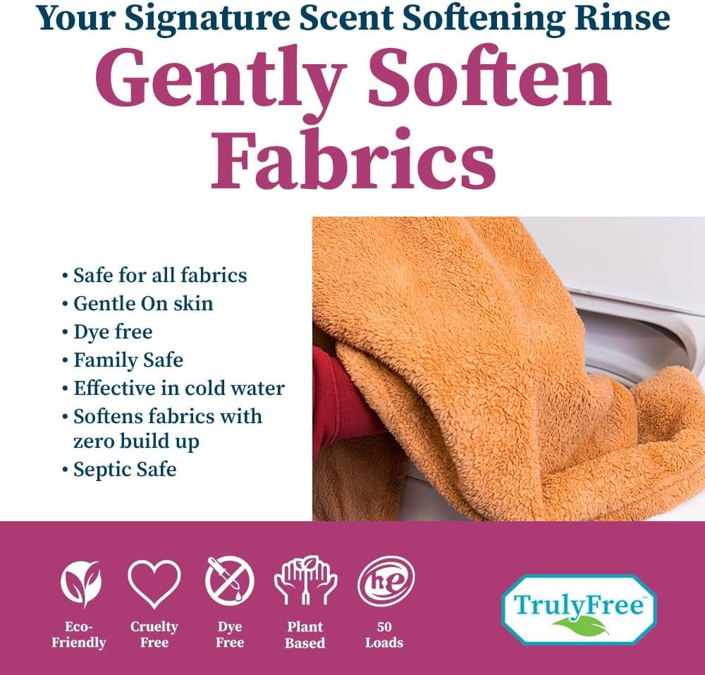 Truly Free Fabric Softening Conditioner for Clothes| Safe for Babies & Kids with Sensitive Skin |
