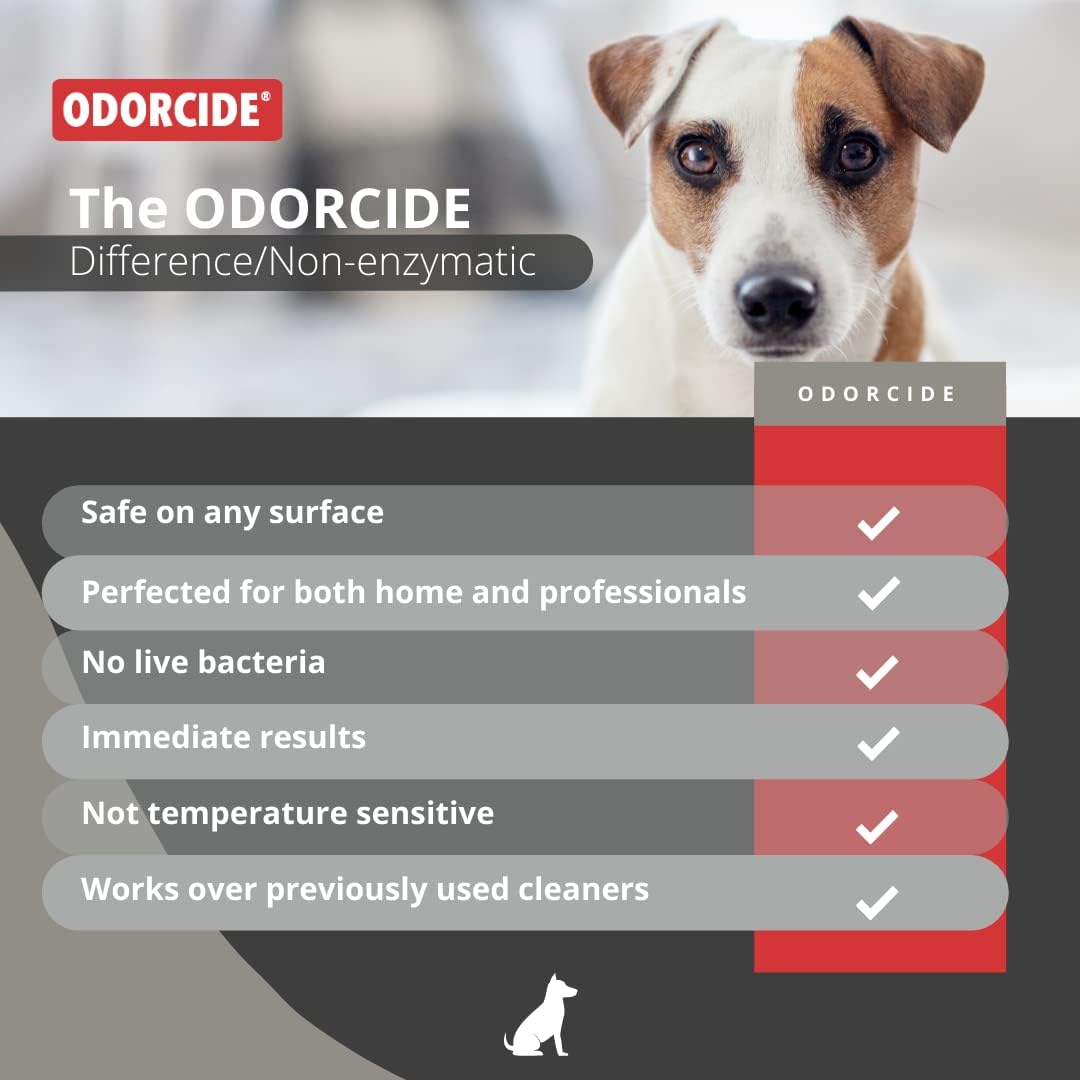 Odorcide Odor Eliminator Concentrate: Odor Eliminator for Strong Odor on Carpets, Hardwood & More