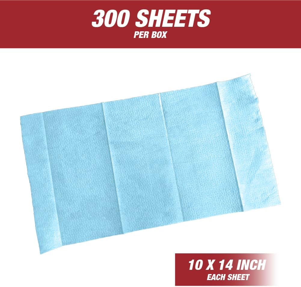 Lauco Prep Wipe Lint-Free Towels – Heavy Duty Cloths for Household & Industrial Use, Disposable