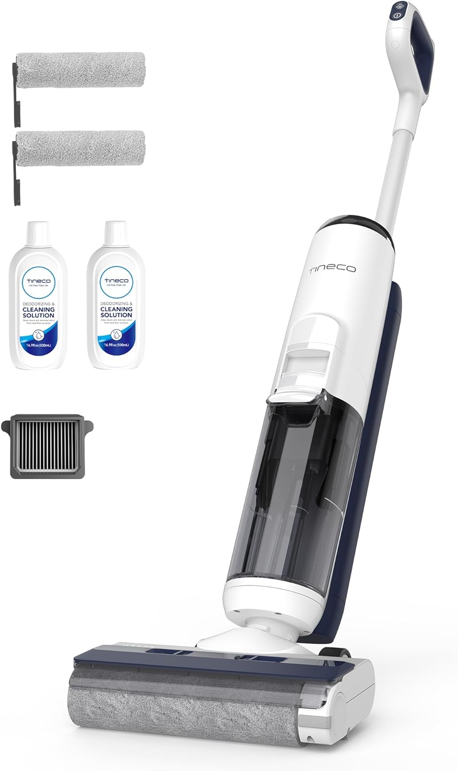 Tineco iFLOOR 5 Breeze Complete Wet Dry Vacuum Cordless Floor Washer, One-Step Cleaning for Hard