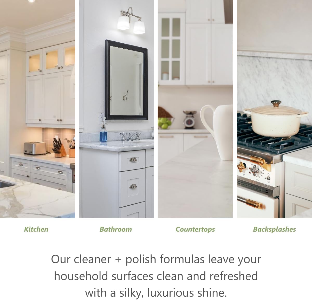 MORE - Twin Pack - Includes Stone & Quartz Cleaner + Polish - Granite, Quartz & Marble Cleaner &