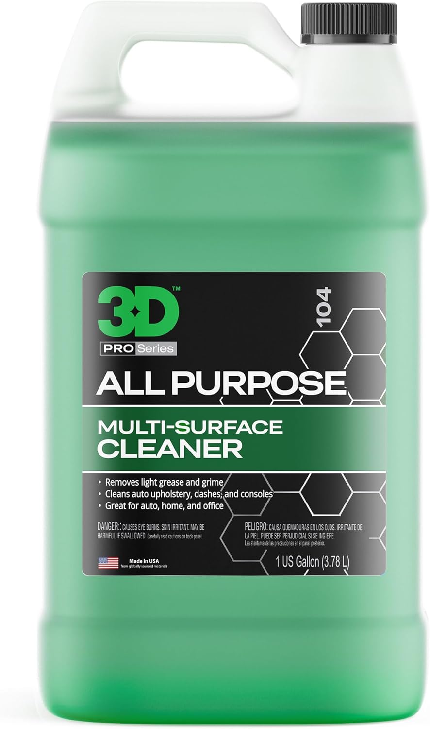 3D All Purpose Cleaner – High-Performance Interior & Exterior Car Cleaner for Vinyl, Leather