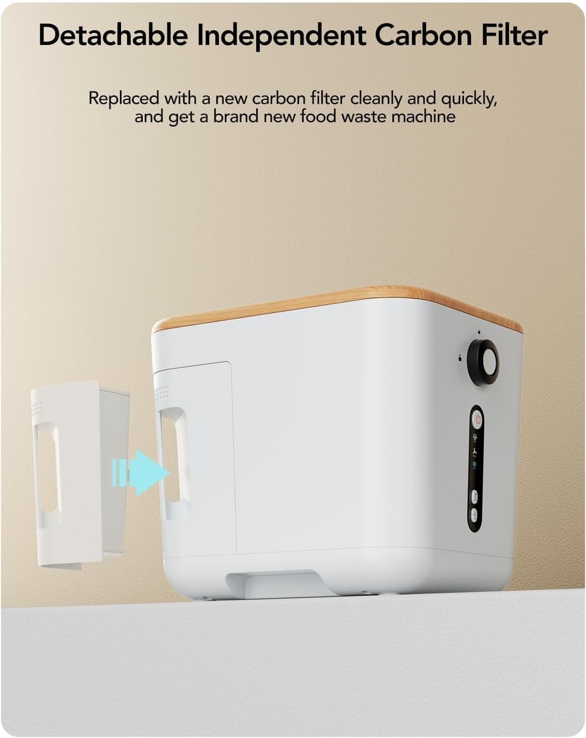 iDOO Odor Absorbing Filter Refills for Smart Waste Kitchen Composter, Multi-color Mixed Activated