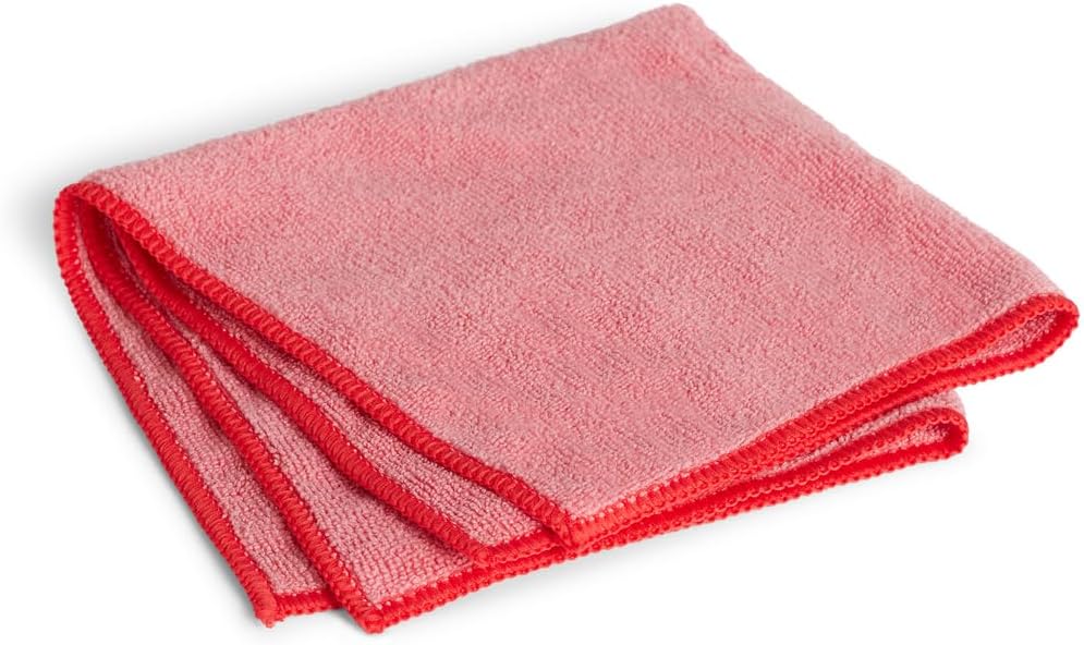 Rubbermaid Microfiber Heavy-Duty Cloth Towels 16 Pack 16"x16" Non-Scratch Dense-Fiber