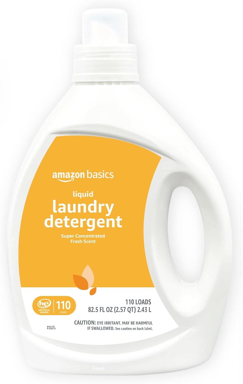 Amazon Basics Laundry Detergent Liquid, Concentrated, Fresh Scent, 110 Loads, 82.5 Fl Oz (New