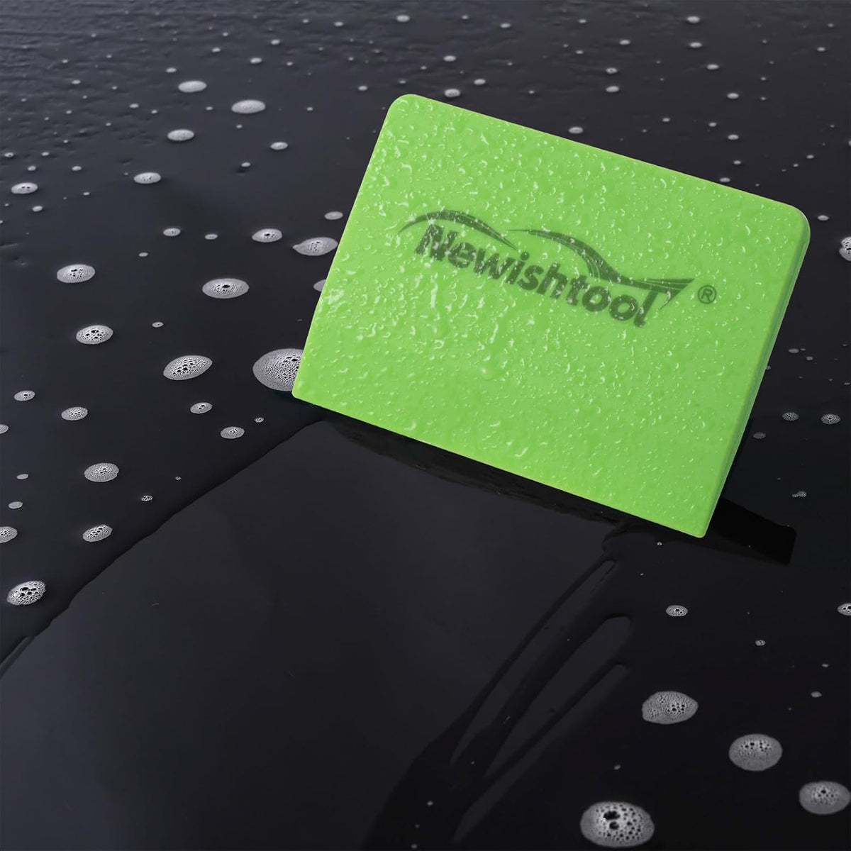 NEWISHTOOL Soft Silicone Squeegee, Small V-Blade Scraper for Window Film Application & Water