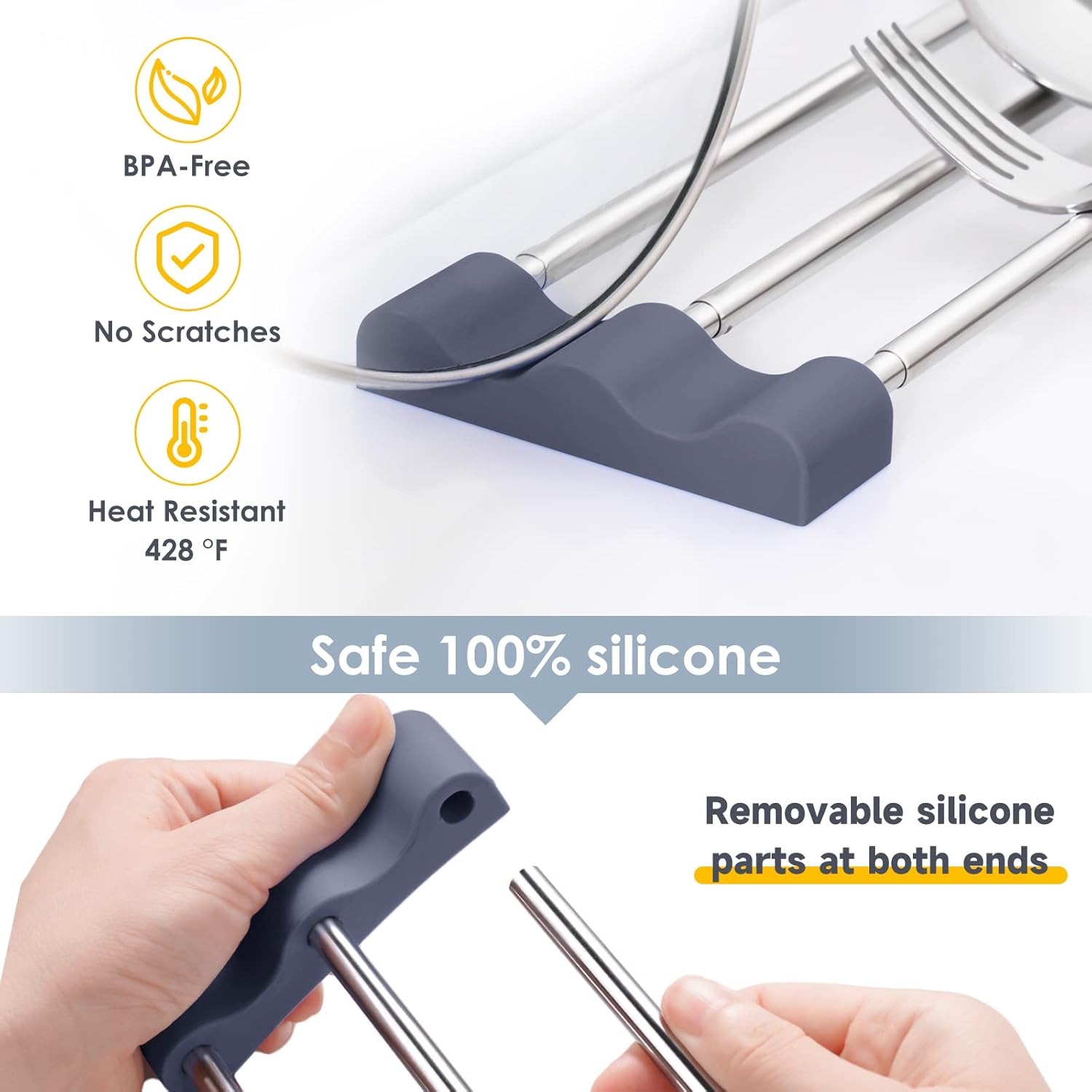 Tomorotec Adjustable Over-The-Sink Kitchen Rack for Dishcloths, Sponges, Bottles and Brushes