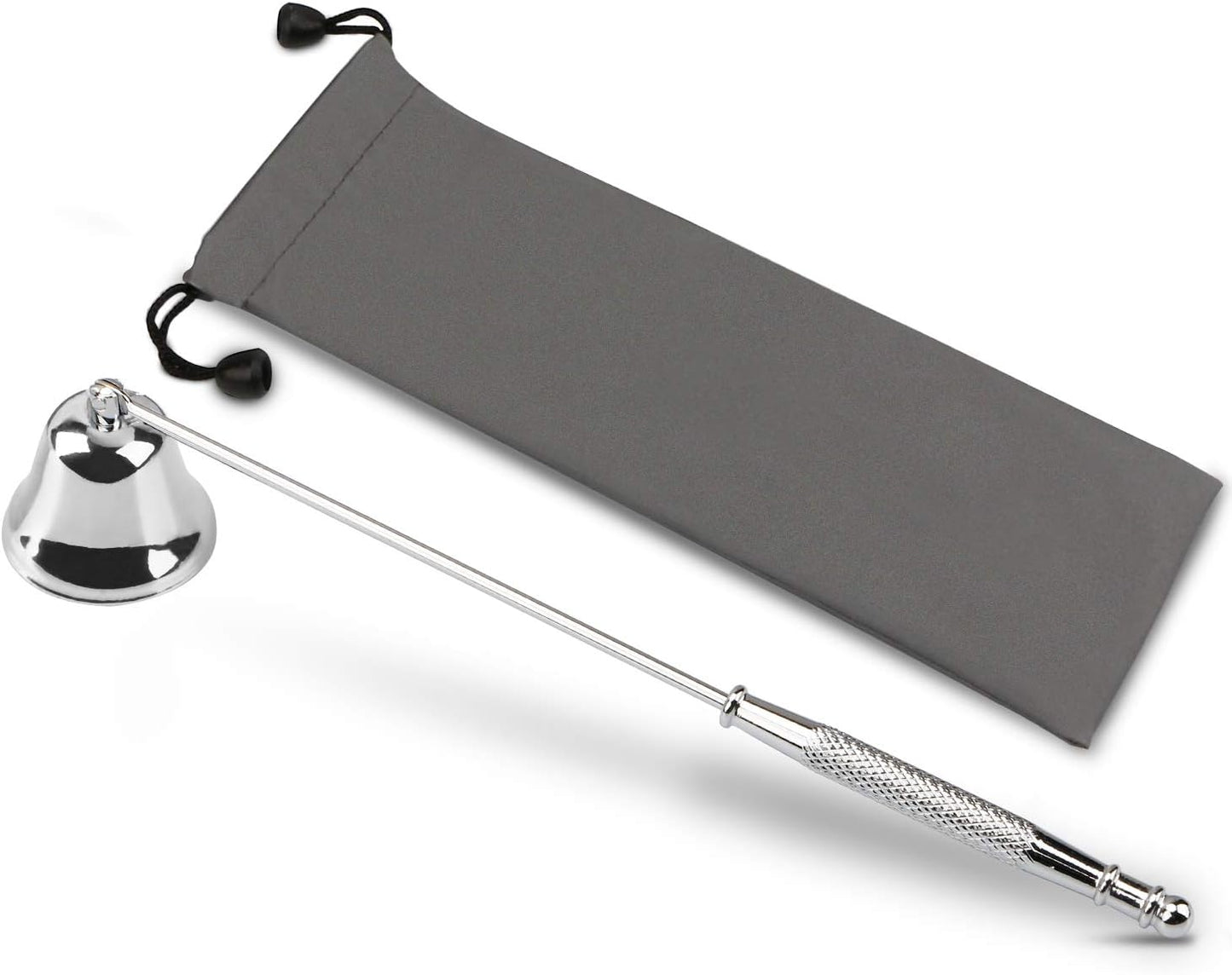 GOSGOONE Candle Snuffer, Elegant Candle Extinguisher with Long Handle, Hinged Candlesnuffers Wick