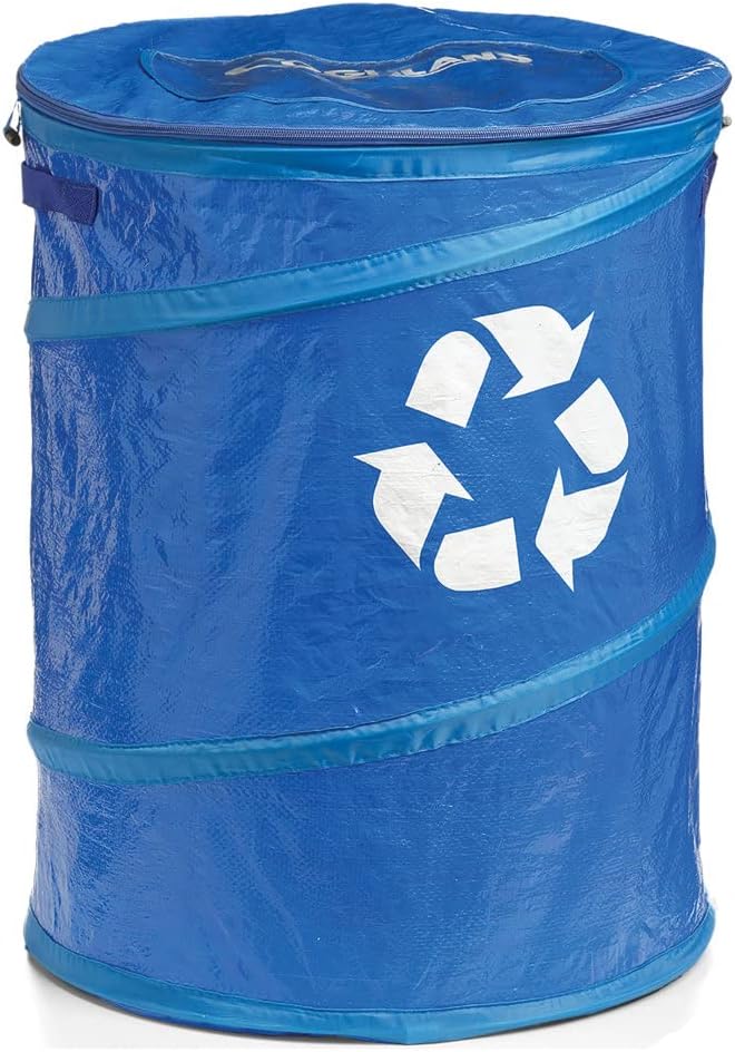 Coghlan's Pop-Up Lightweight Recycle Can – Collapsible Waste Bin for Camping, Travel, and Outdoor