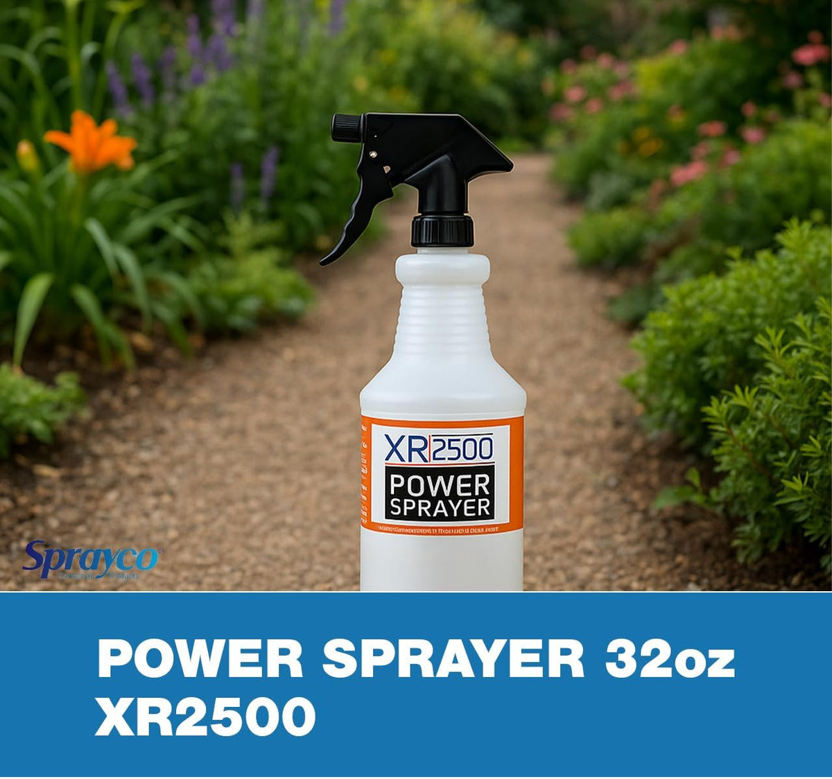 Sprayco 32oz Chemical Resistant Spray Bottle – Adjustable Nozzle, Built-in Dilution Scale, Heavy