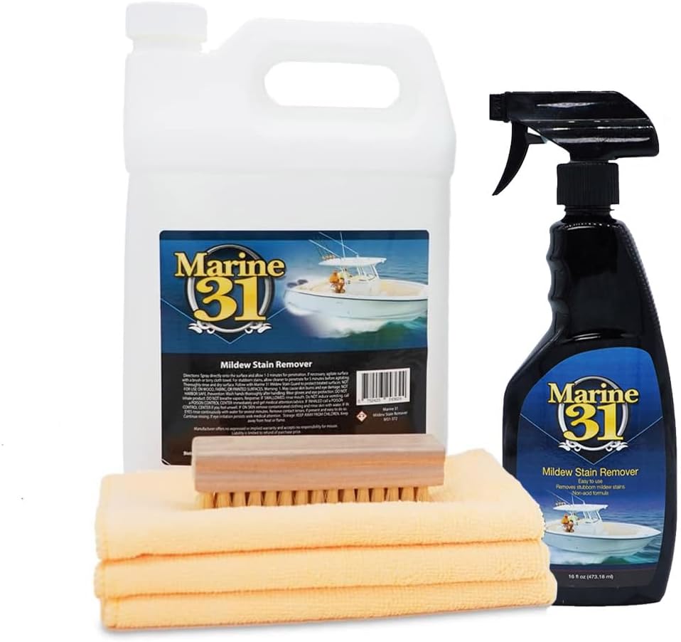 Marine 31 Mildew Stain Remover & Cleaner | Effective for Boats, Homes, Patios, Bathrooms & Showers