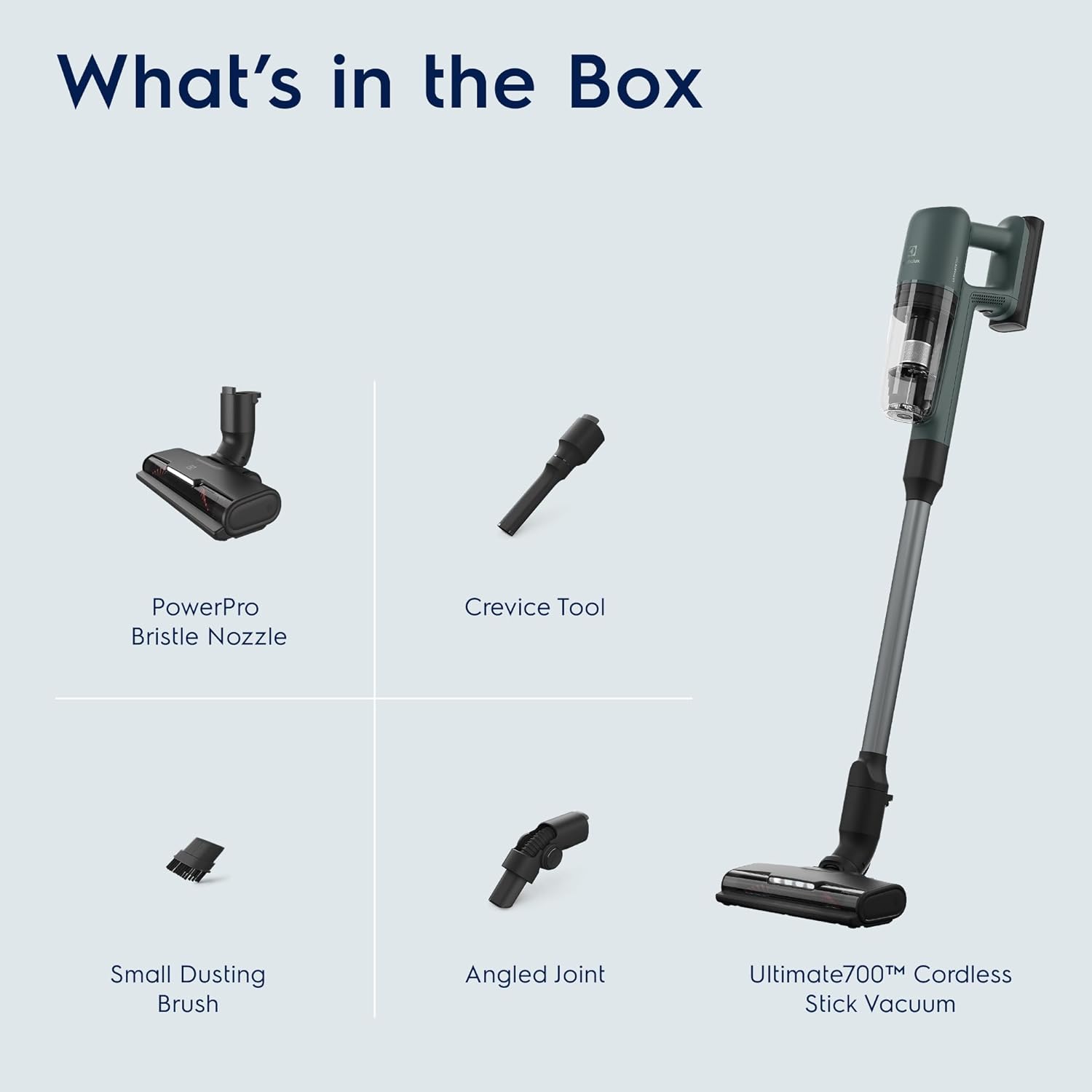 Electrolux Ultimate700 Cordless Stick Vacuum with PowerPro Bristle Nozzle and High Suction Power