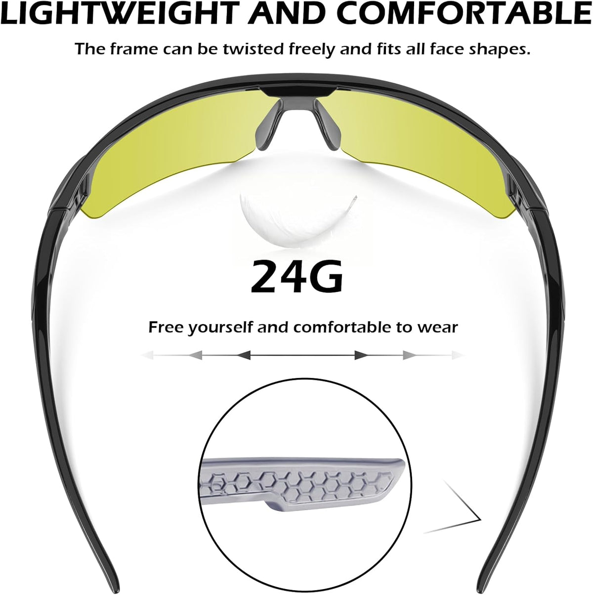 OXG 12 Pack Safety Glasses for Men Women, ANSI Z87.1 Safety Goggles Impact Resistant Protective