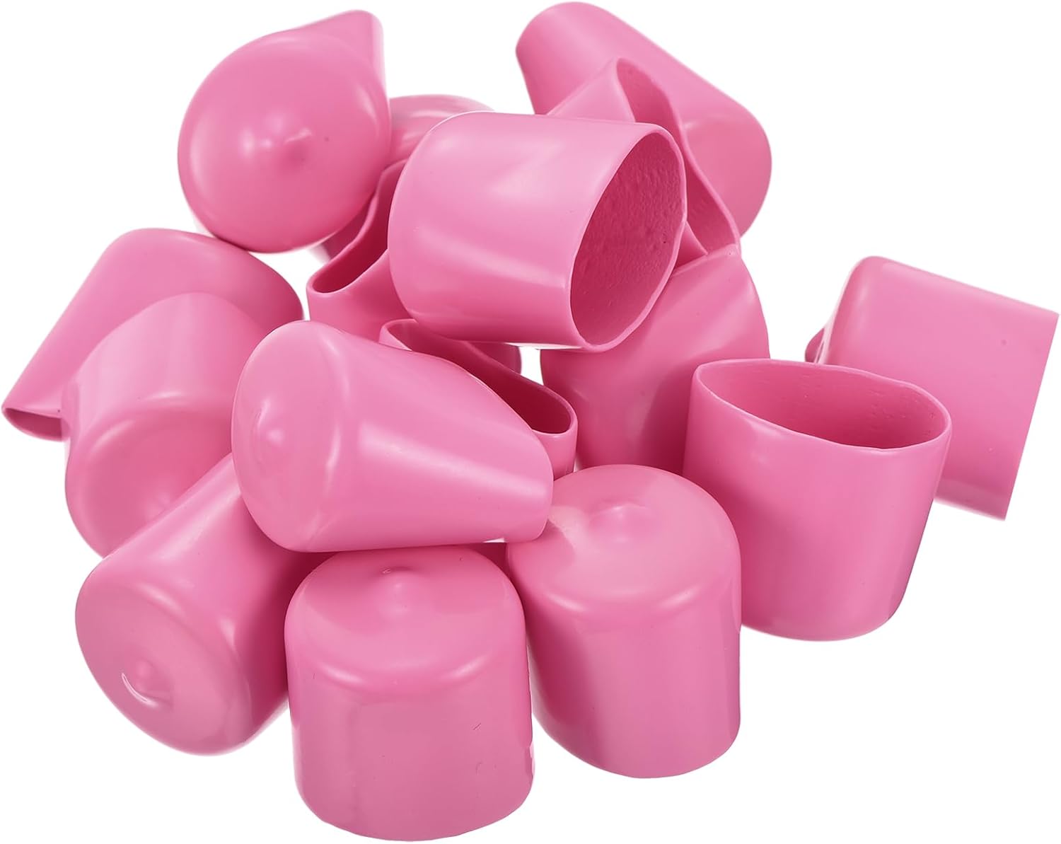 uxcell 20pcs Rubber End Caps 25mm(1 inch) ID Vinyl PVC Round Tube Bolt Cap Cover Screw Thread