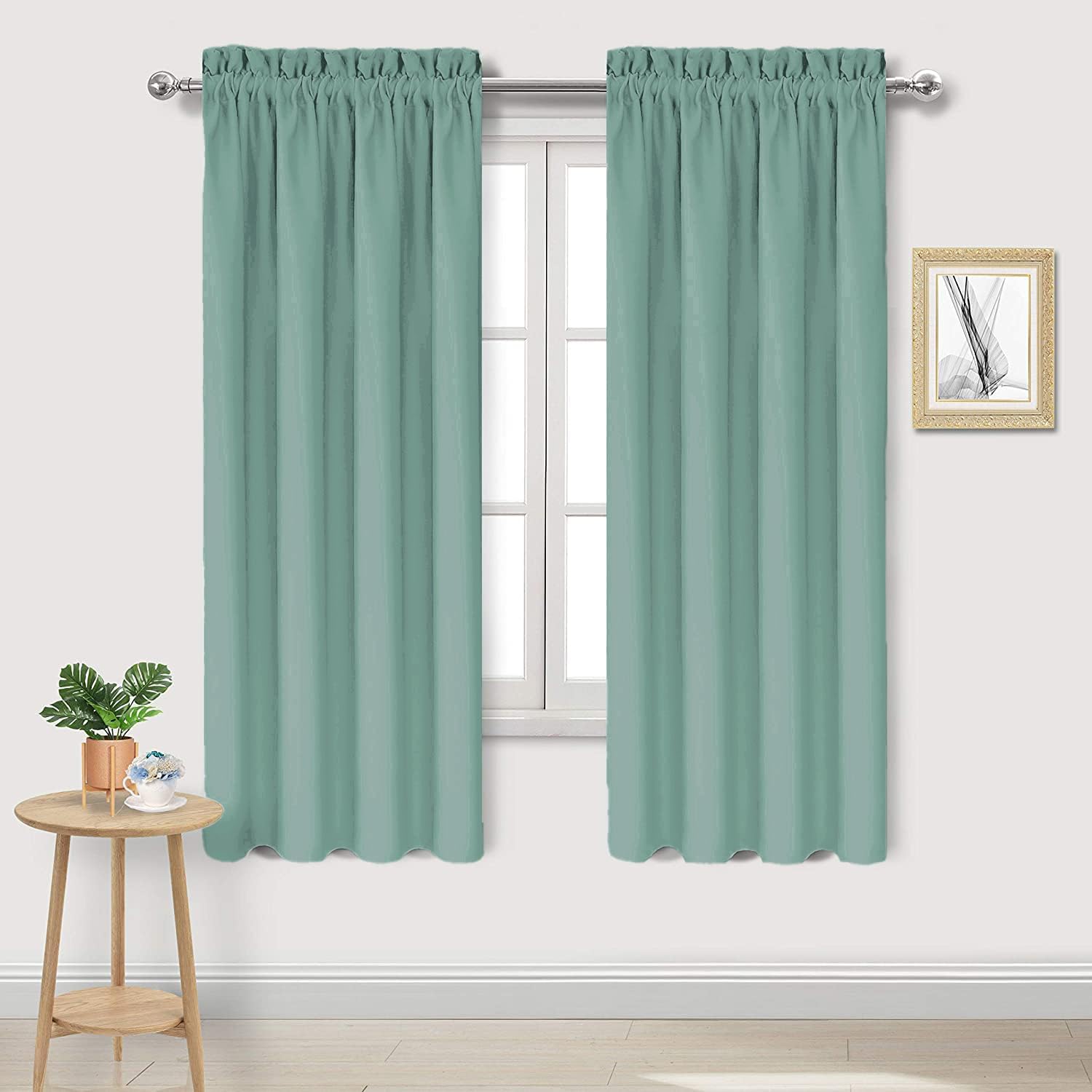 DWCN Blackout Curtains for Living Room Thermal Insulated, Energy Saving & Noise Reducing Bedroom