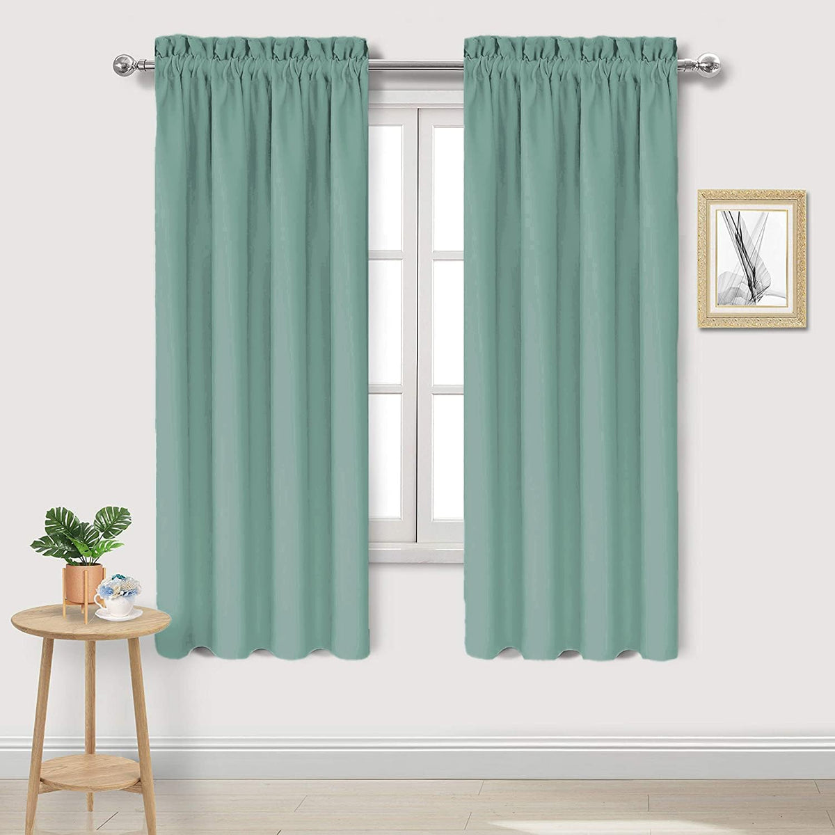 DWCN Blackout Curtains for Living Room Thermal Insulated, Energy Saving & Noise Reducing Bedroom