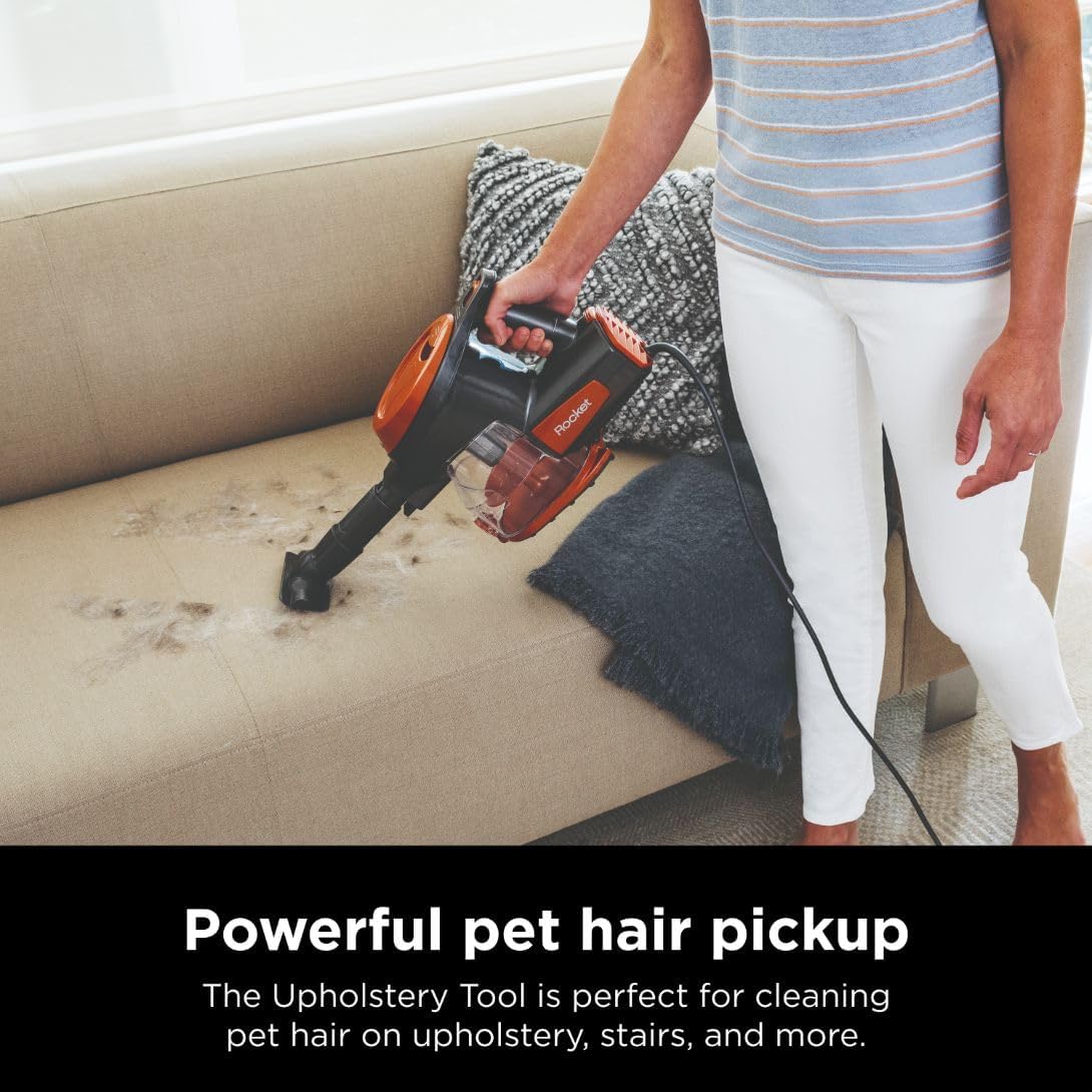 Shark Rocket Ultra-Light Corded Bagless Vacuum for Carpet and Hard Floor Cleaning with Swivel