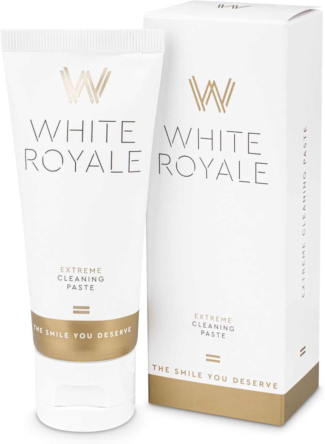 White Royale Extreme Cleaning Paste, Helps Remove Stains & Discoloration, Toothpaste Prep for