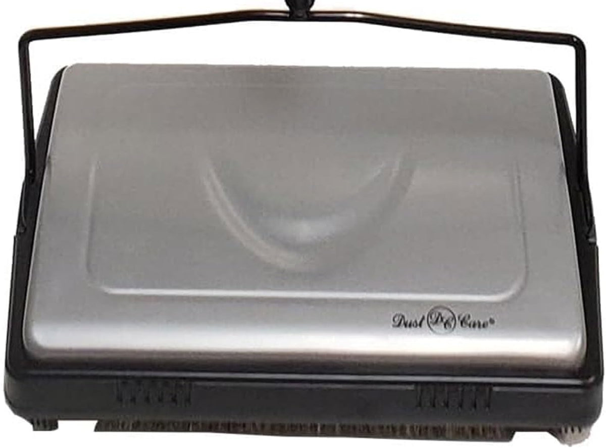 Dust Care DC 12985 11" Cleaning Path Commercial Grade Carpet Sweeper – Non-Electric, Triple-Brush