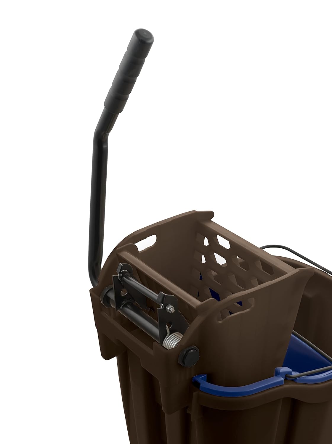 Carlisle FoodService Products Omnifit Mop Bucket with Side Press Wringer and Soiled Water Insert