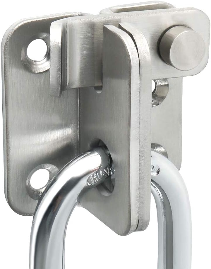 Alise Flip Latch Gate Latches Slide Bolt Latch Safety Door Lock Catch for Barn Cabinet Pet Cage
