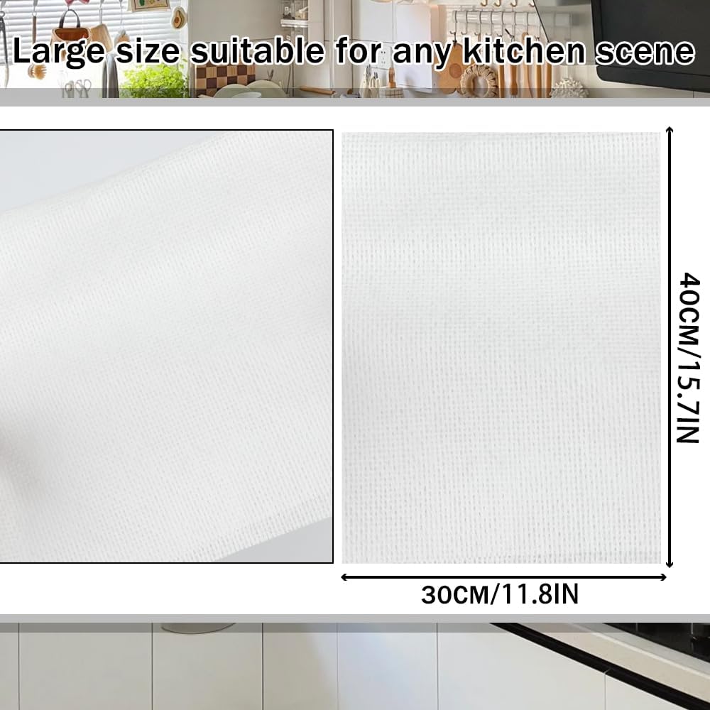 100 Count Disposable Cleaning Towels and Dish Cloths,Super Absorbent Dishcloths,Multi-Surface