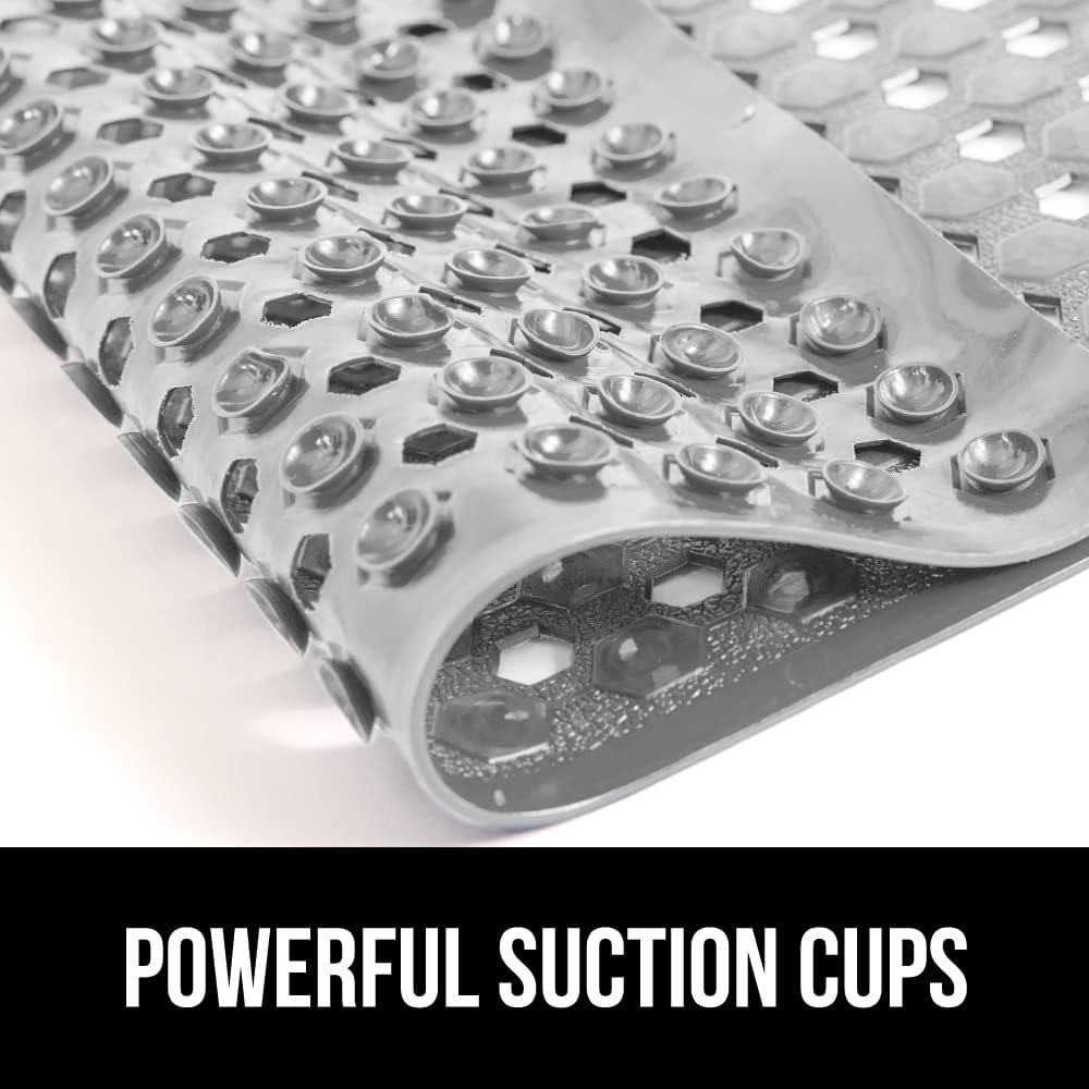 GORILLA GRIP Patented Square Shower Stall Mat, Small Bathtub Floor Mats for Stand Up Showers